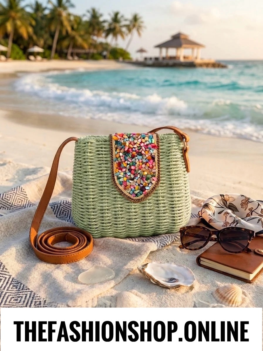 Mosaic Bag in Green