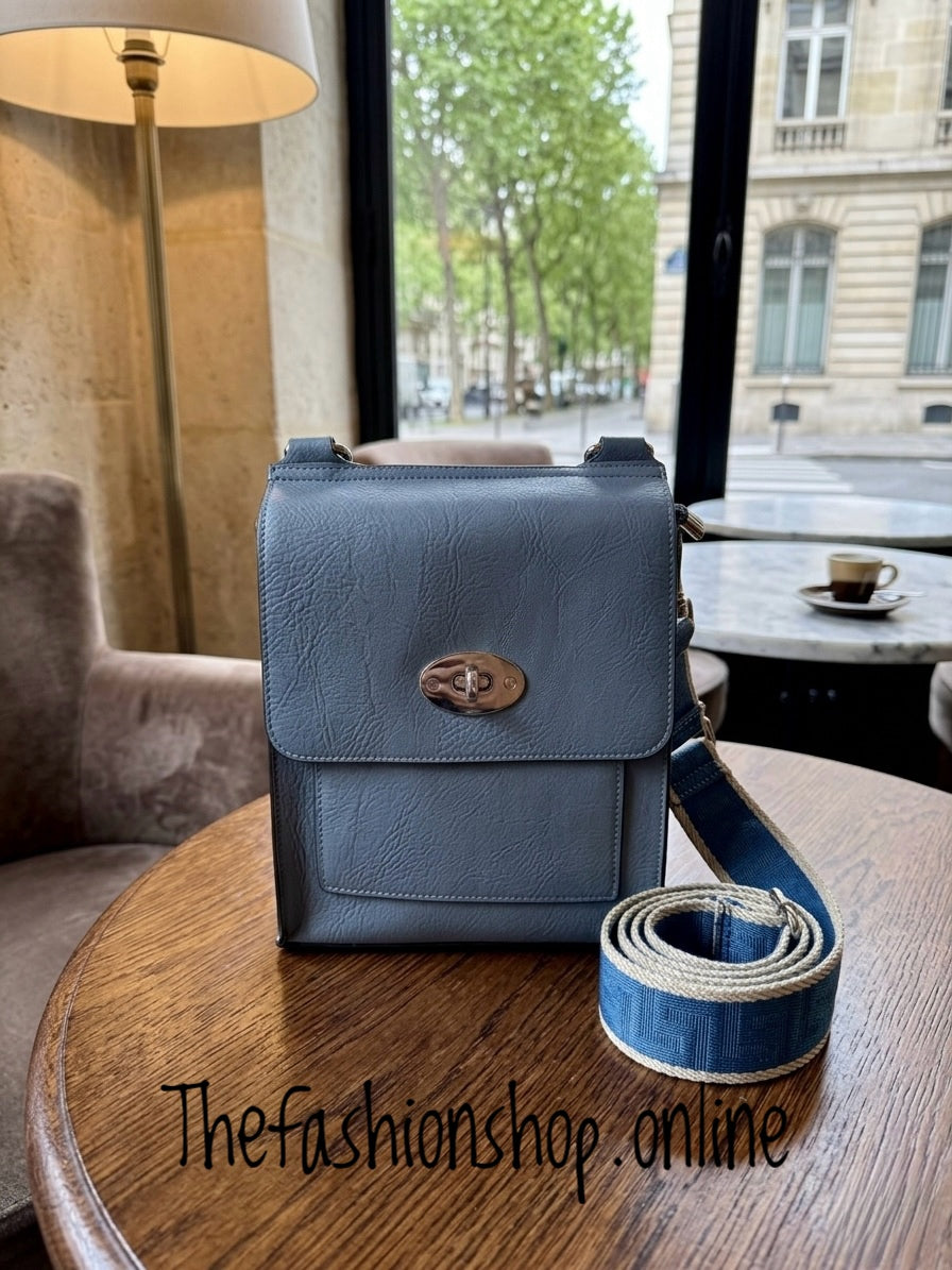 Denim Blue Mini Messenger bag
