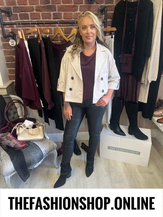 Premium black matt leather look skinny jeans sizes 8-22