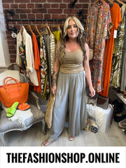 Lola mocha relaxed trousers 12-20