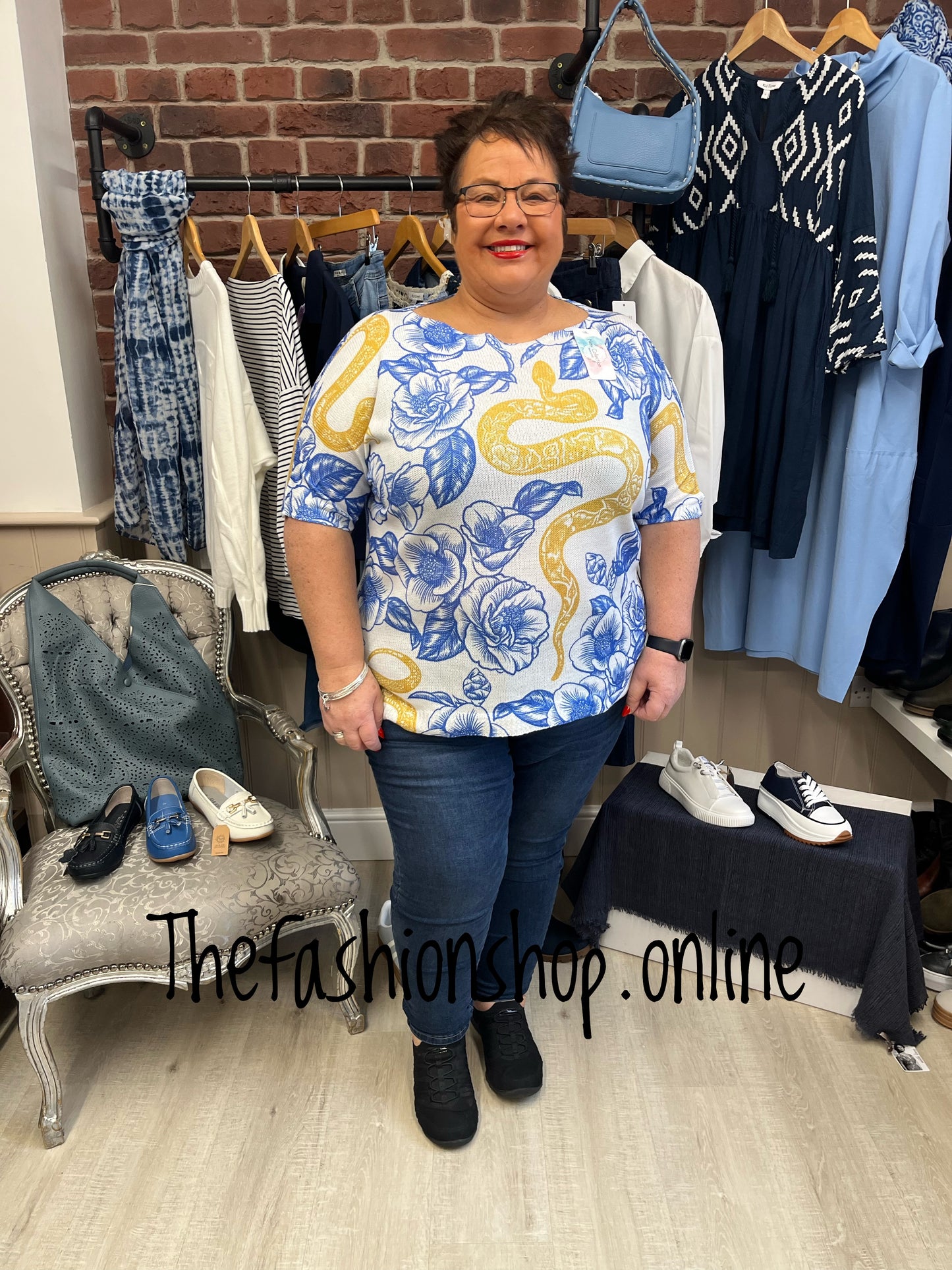 Heather orient top 16-22