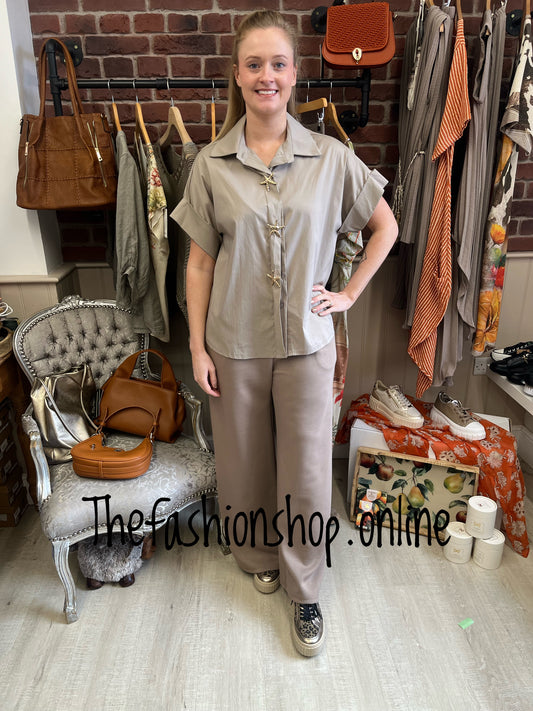 Ariel mocha starfish shirt 10-16