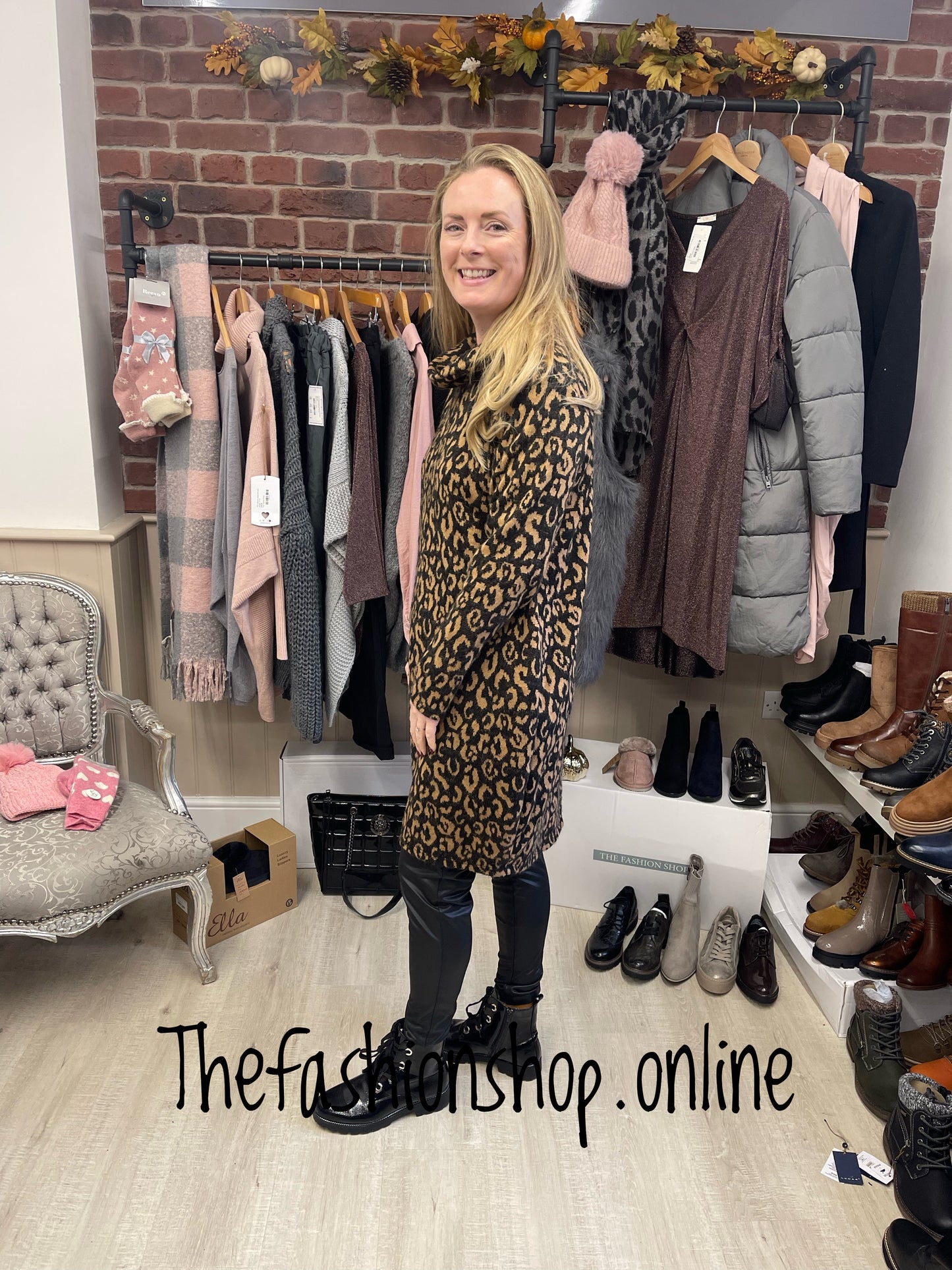 Animal print tunic dress 8-16