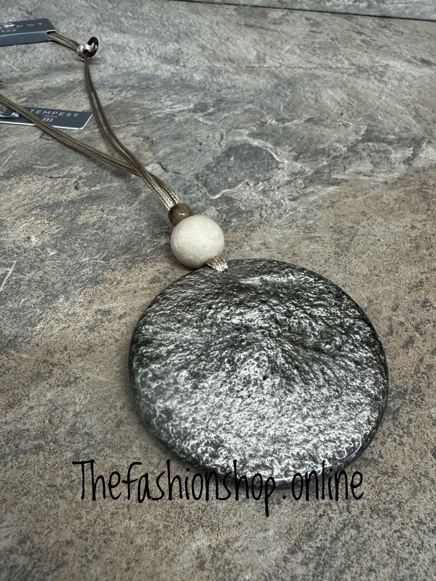 Sarah Tempest natural double sided necklace