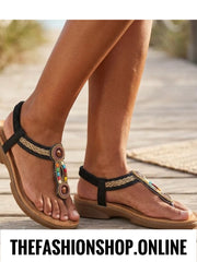Heavenly Feet Zing black sandals sizes 4-8 (37-41)
