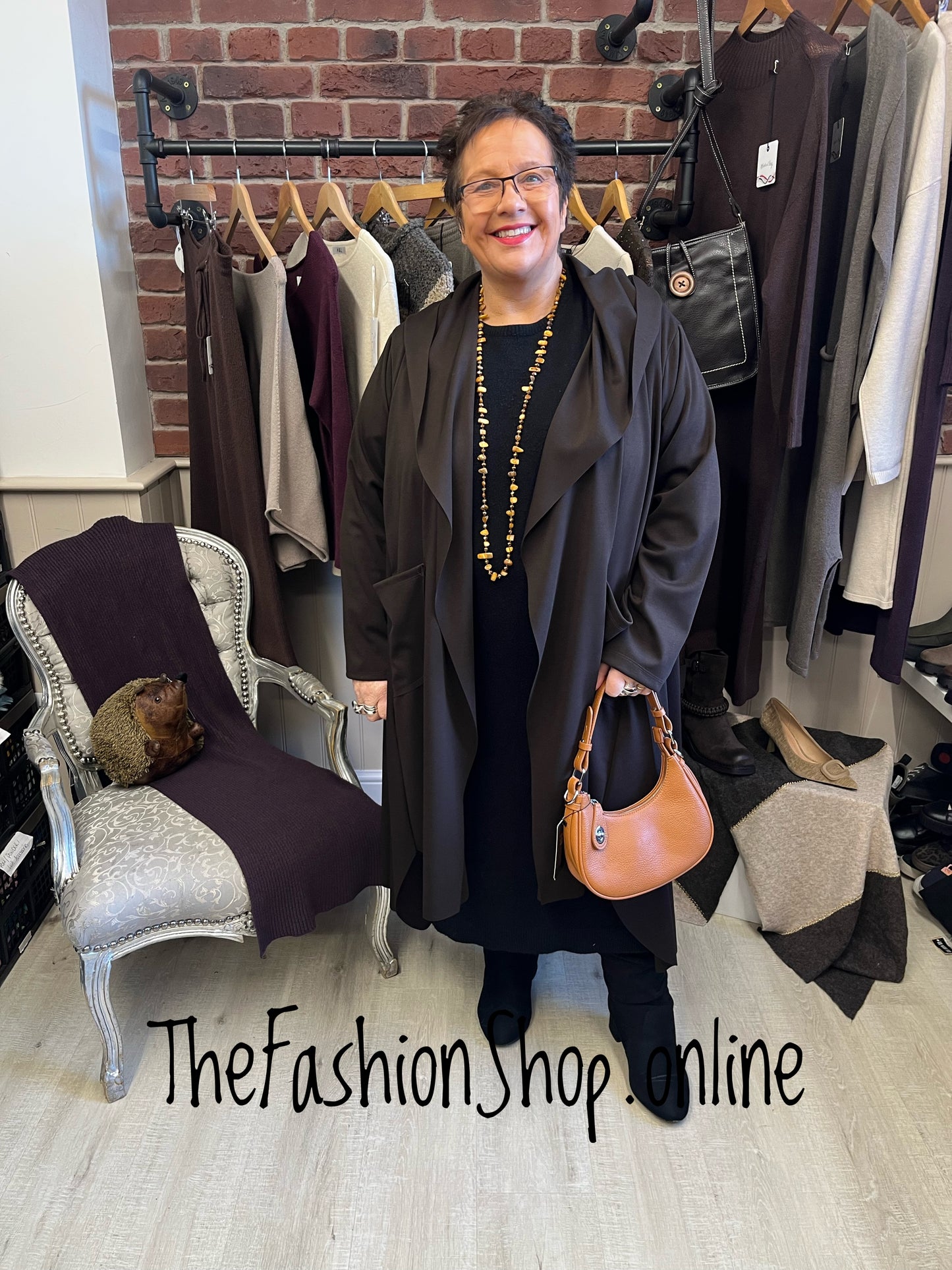 Carmelina Brown Hooded Jacket 16-24