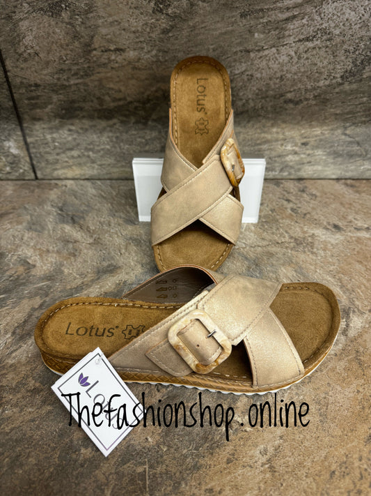 Lotus Torbole sand slip on sandals sizes 4-9