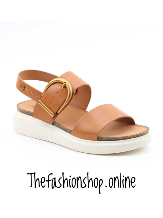 Heavenly Feet tan Bernie sandal sizes 4-7 (37-41)