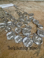 Silver Shakira 3 Necklaces