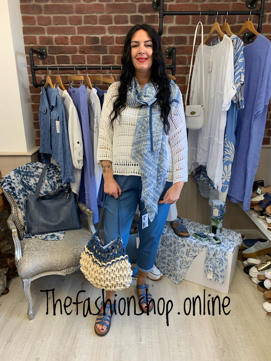 Maddy white crochet top 10-20