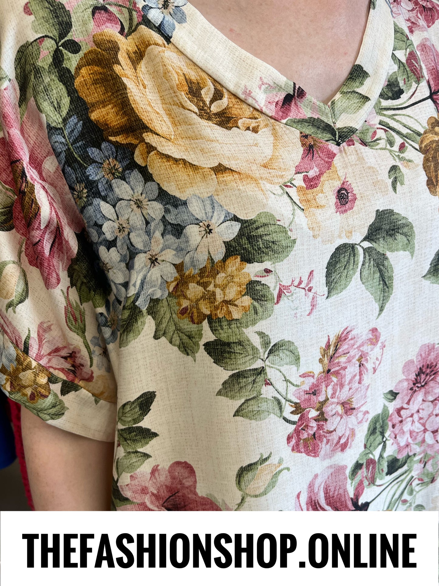 Trinny floral tapestry top 16-22