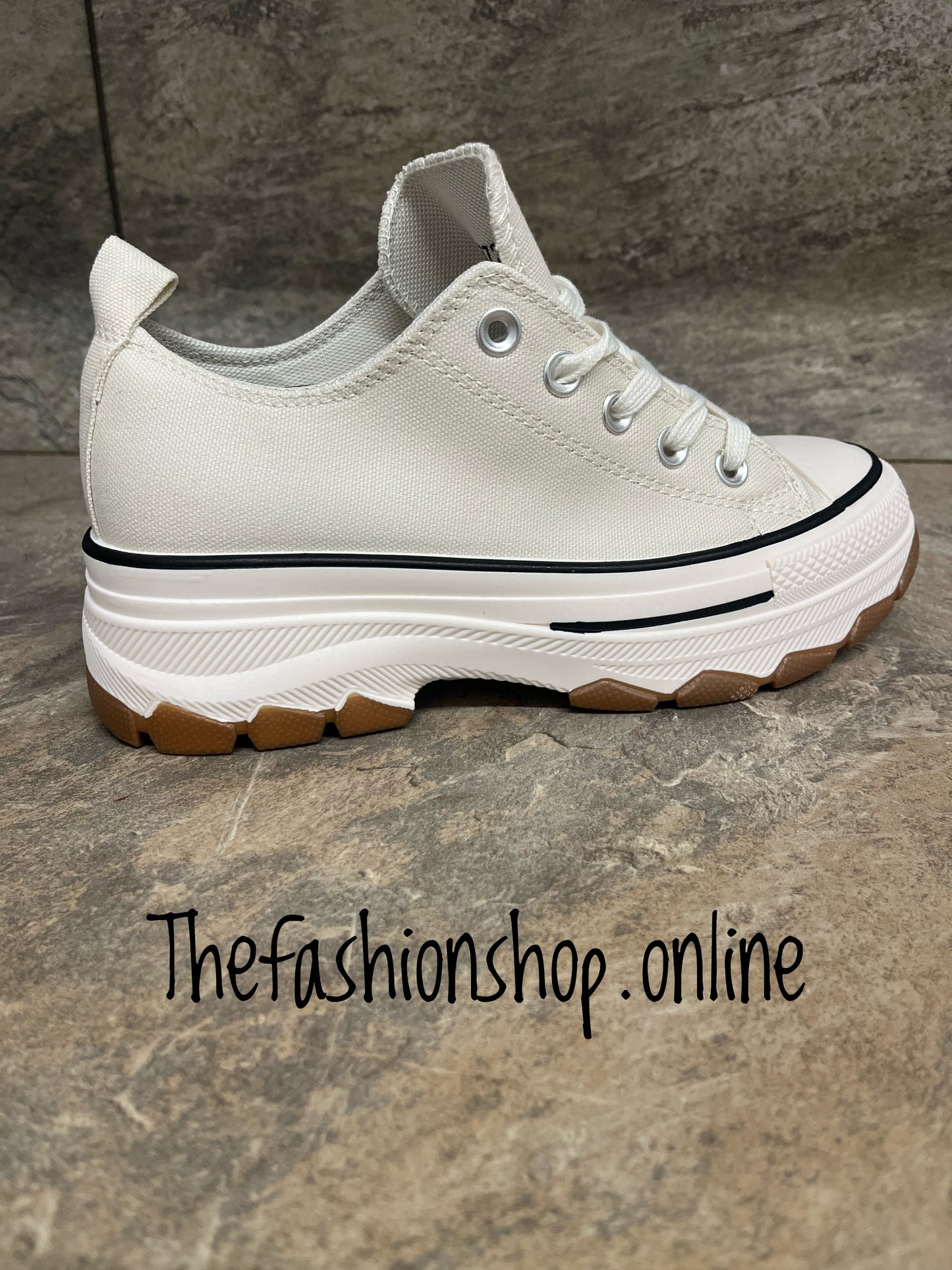 Amy beige chunky trainers sizes 3-8 (EU 36-41)