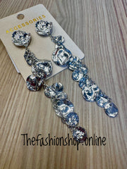 Silver Shakira Earrings