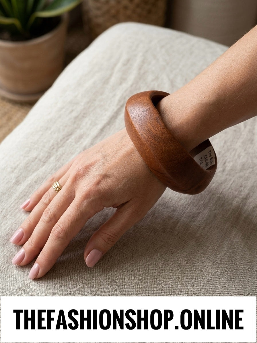 The Savanna Wooden Bangle