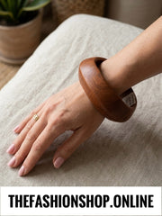 The Savanna Wooden Bangle