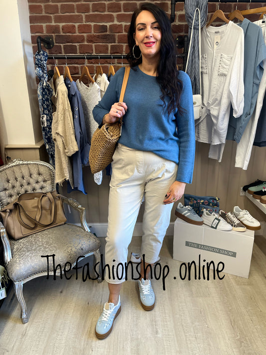 Dina denim blue soft jumper 10-16