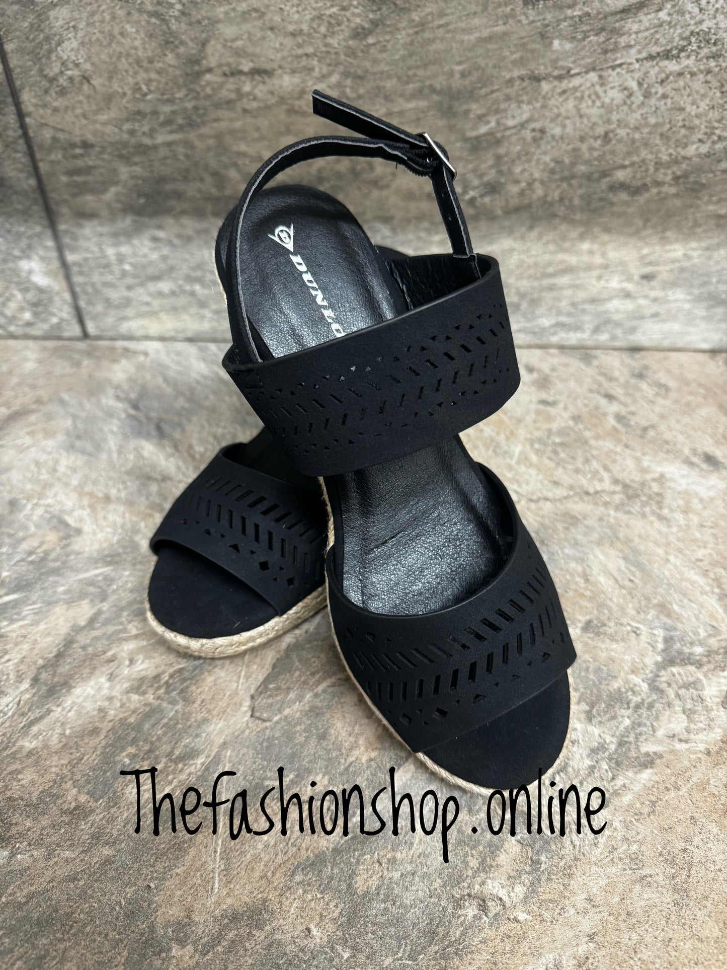 Cece Black wedge 3-8