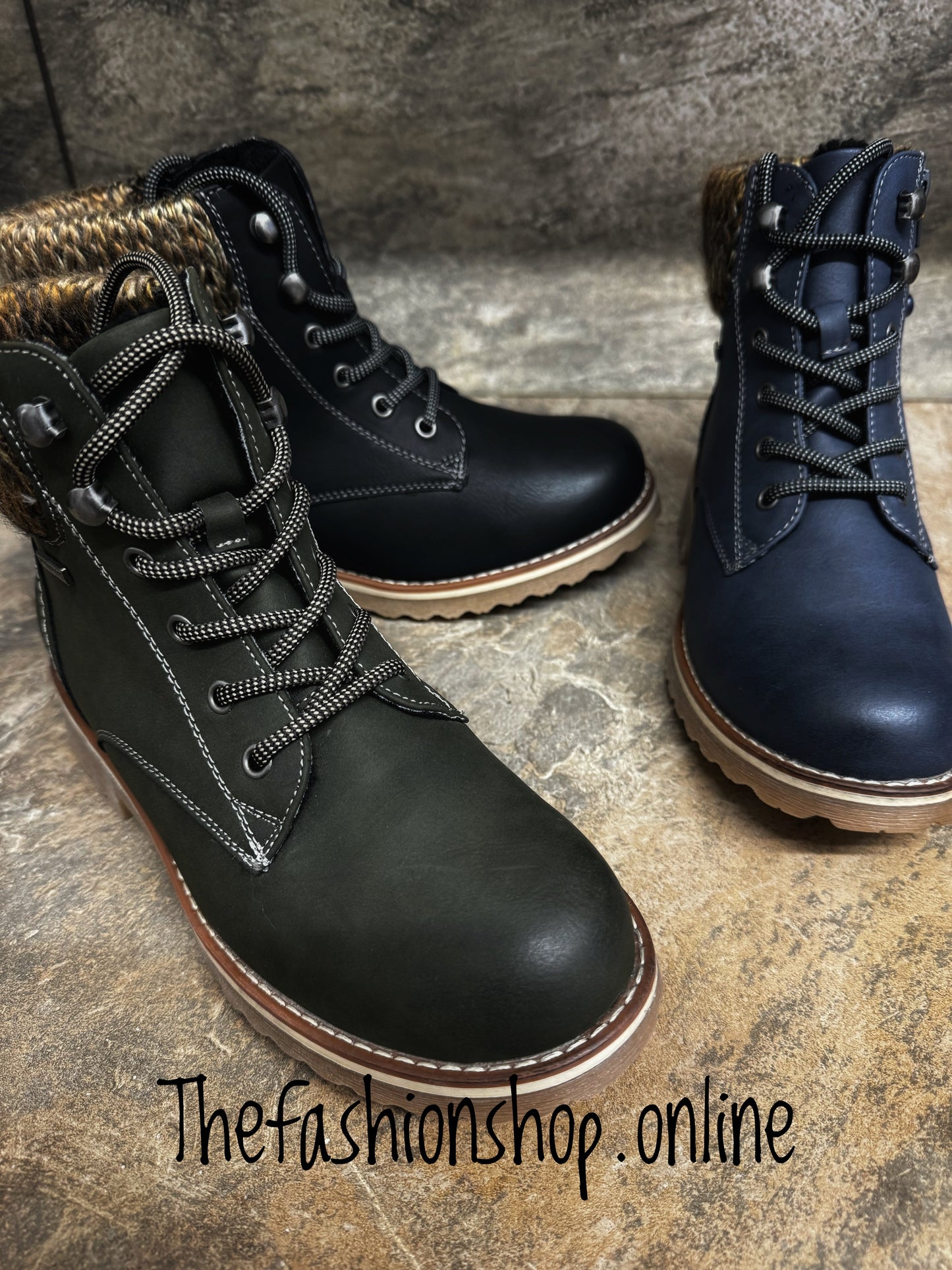 Lunar black Dallas waterproof ankle boots sizes 4-8
