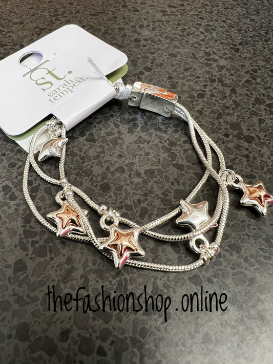 Sarah Tempest silver strand star bracelet