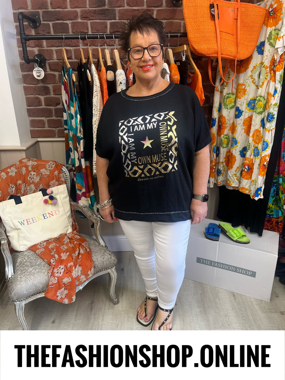 Winnie black metallic top 16-20