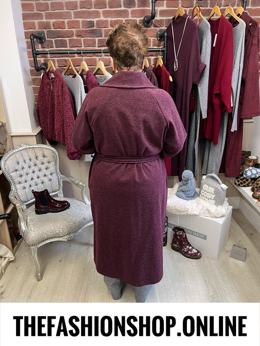 Teagan damson wide collar coat 16-22