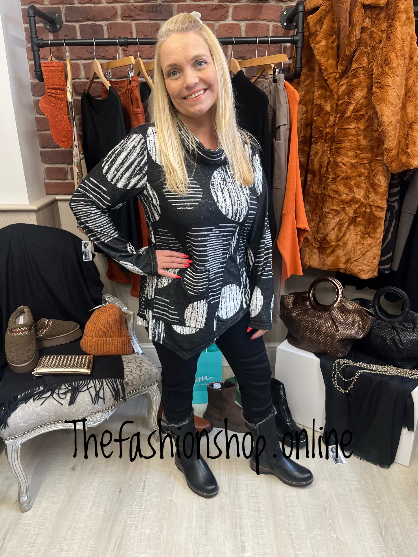 Nina Murati abstract top sizes 10, 12, 14 and 16