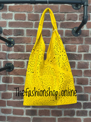 Savannah mustard shoulder bag