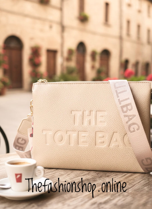 Lara The Tote cross body bag - beige