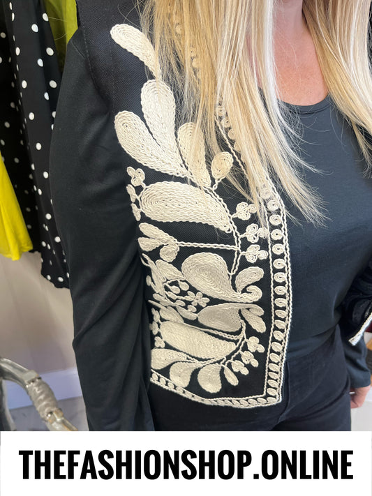 Rosie black and cream waistcoat 8-14