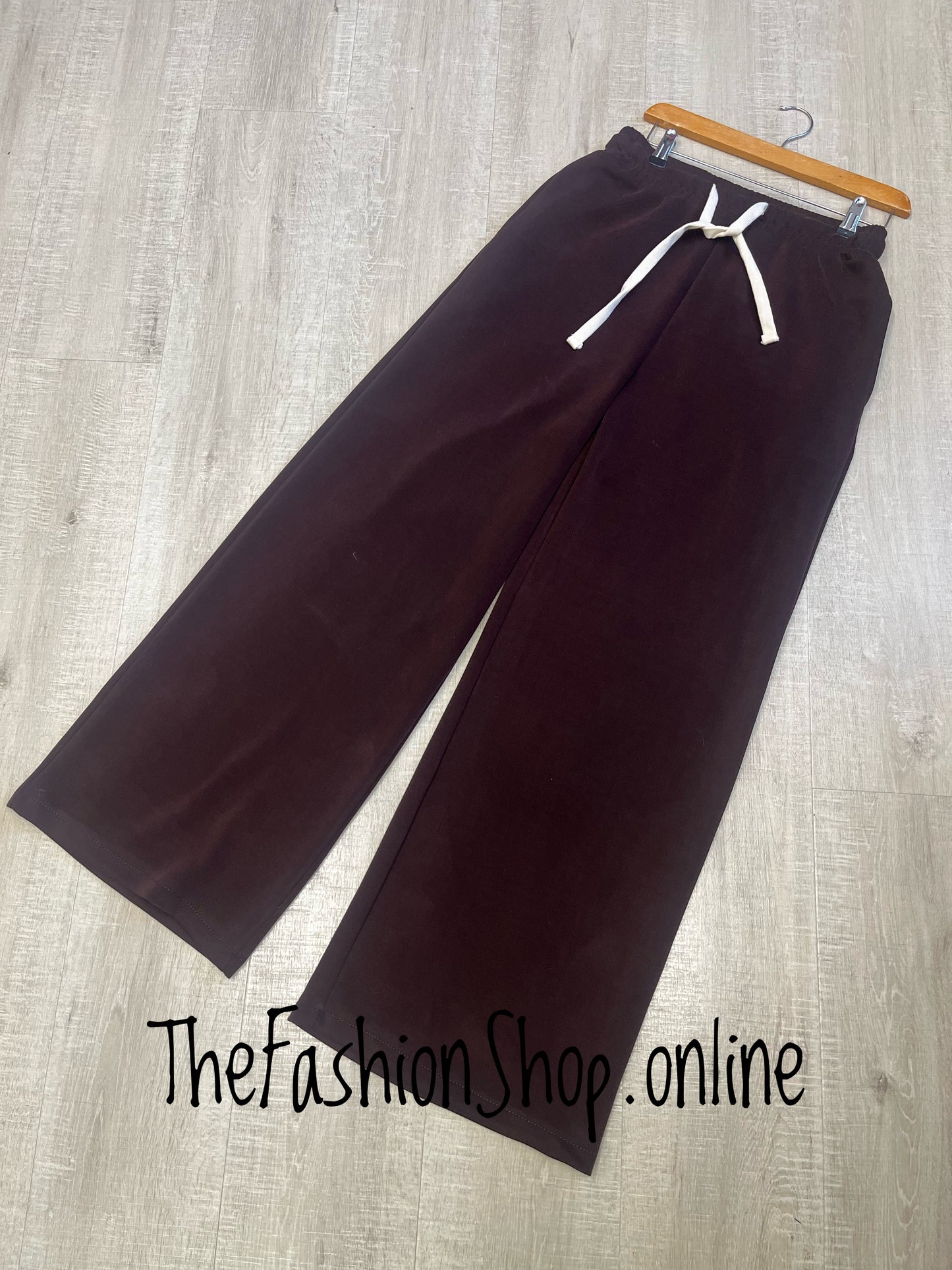 Zena Chocolate Brown Casual Trouser 8-14