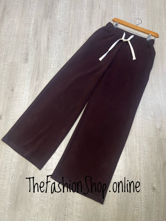 Zena Chocolate Brown Casual Trouser 8-14