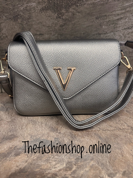 Alicia Pewter Bag