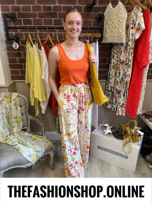 Millie summer days floaty trousers sizes 12, 14 and 16