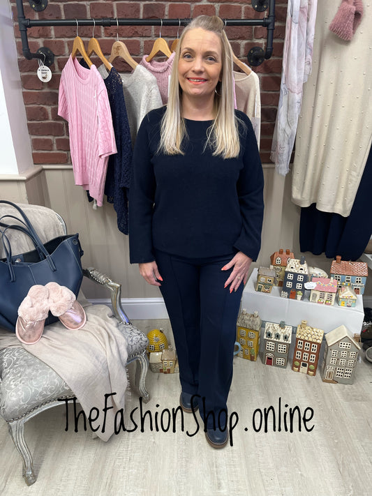 Dina navy soft jumper 10-16