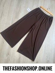 Melissa brown wide leg trousers 16-24