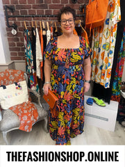 Charlotte bold floral dress sizes 12, 14 and 16