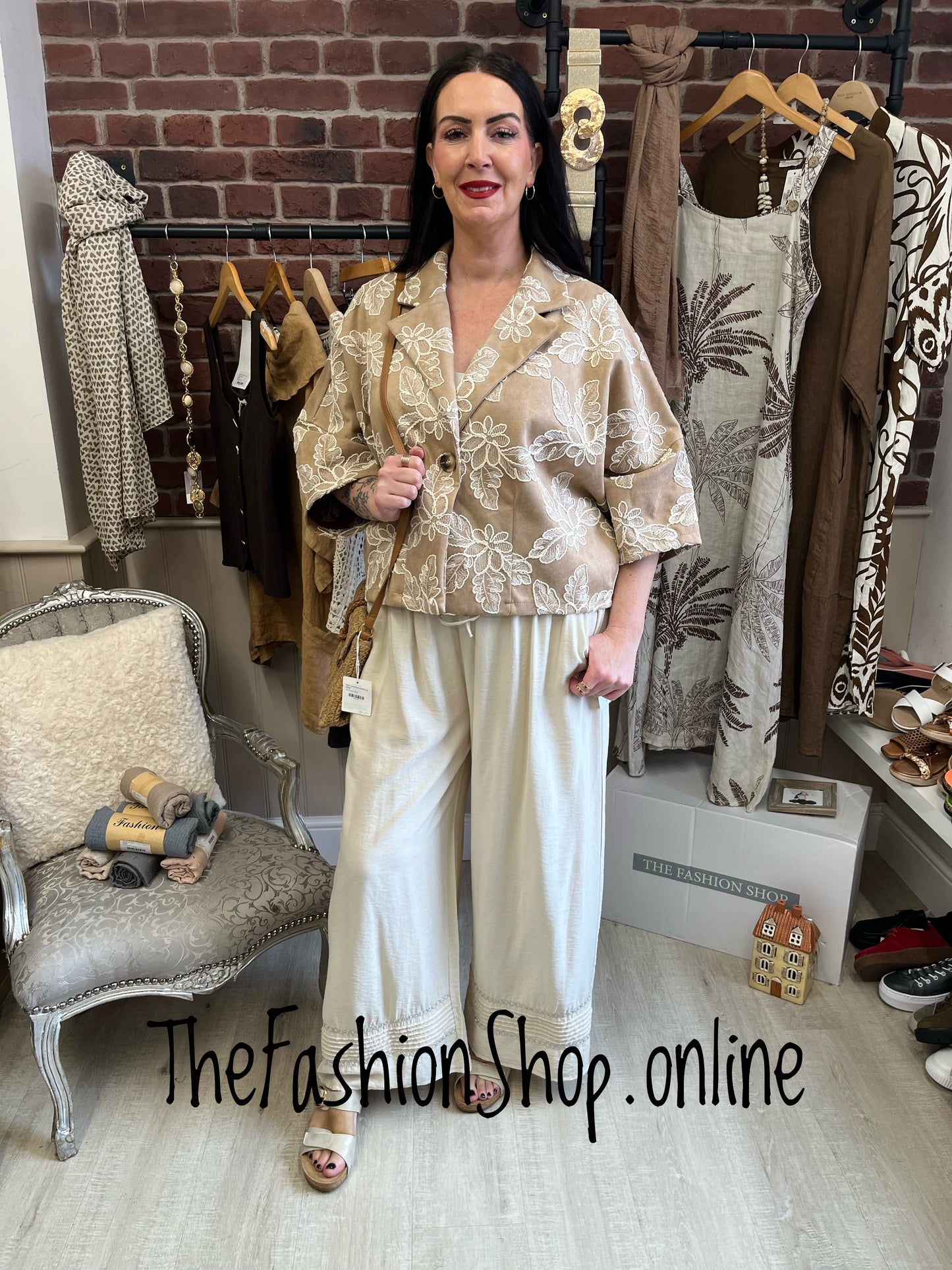 Darcie camel faux suede jacket 14-20