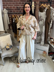 Darcie camel faux suede jacket 14-20