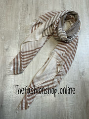 Mushroom stripes scarf
