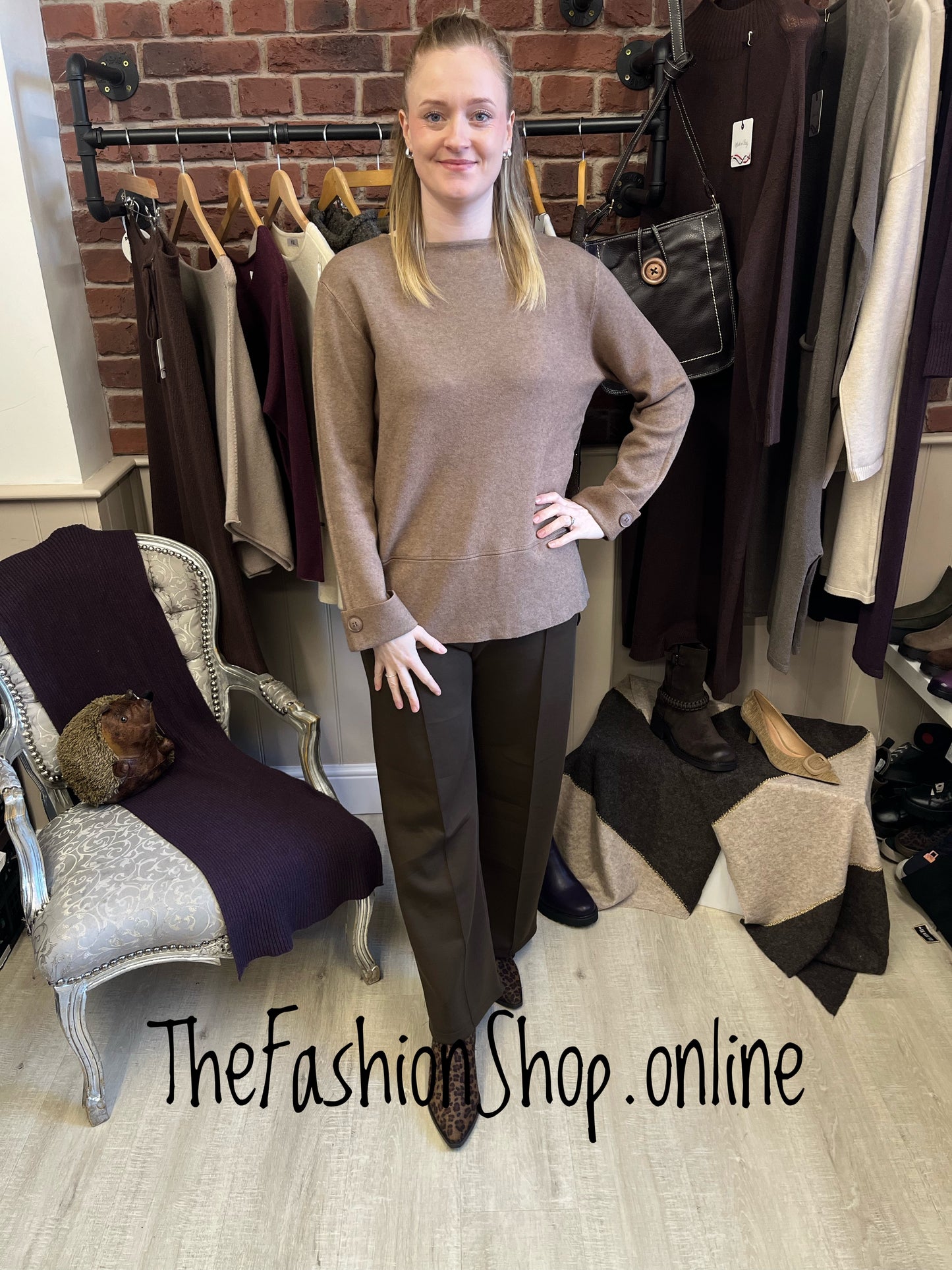 Willow brown soft jumper 10-16