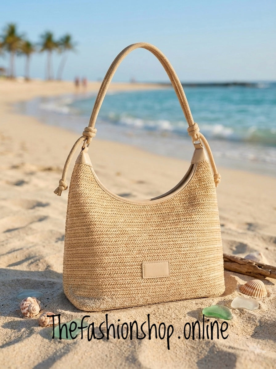 Ibiza Bleached Straw bag