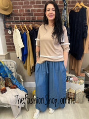 Christina camel and cream knitted top 10-12 and 14-16