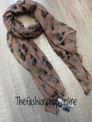 Lua sketched sheep scarf