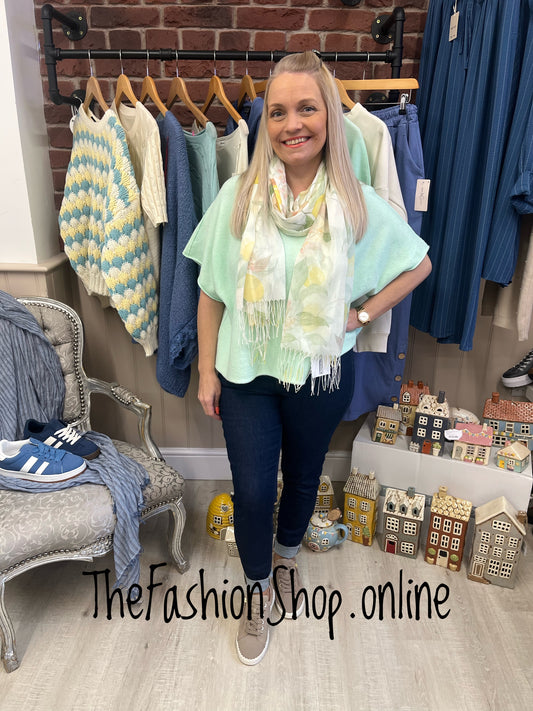 Maya mint soft knitted top 12-18