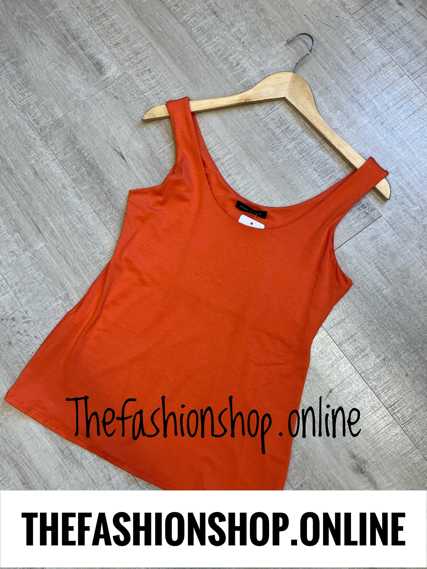 Chelsea orange soft vest 8-14 and 16-18