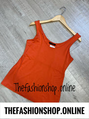Chelsea orange soft vest 8-14 and 16-18
