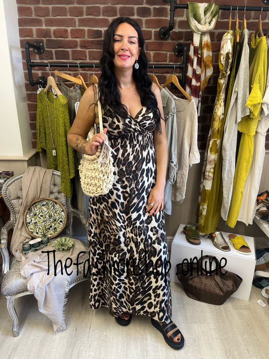 Alice leopard print dress 10, 12 and 14