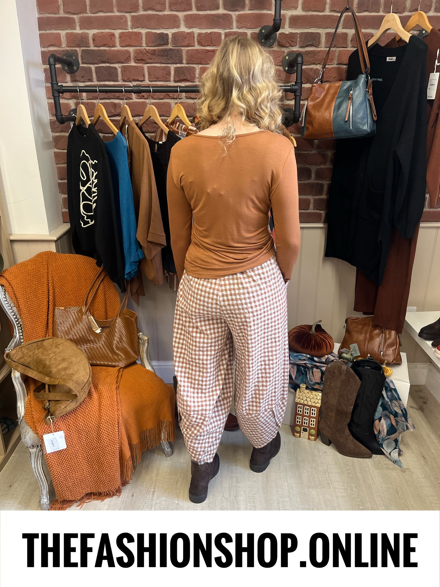Winnie tan long sleeve layering top 10-16