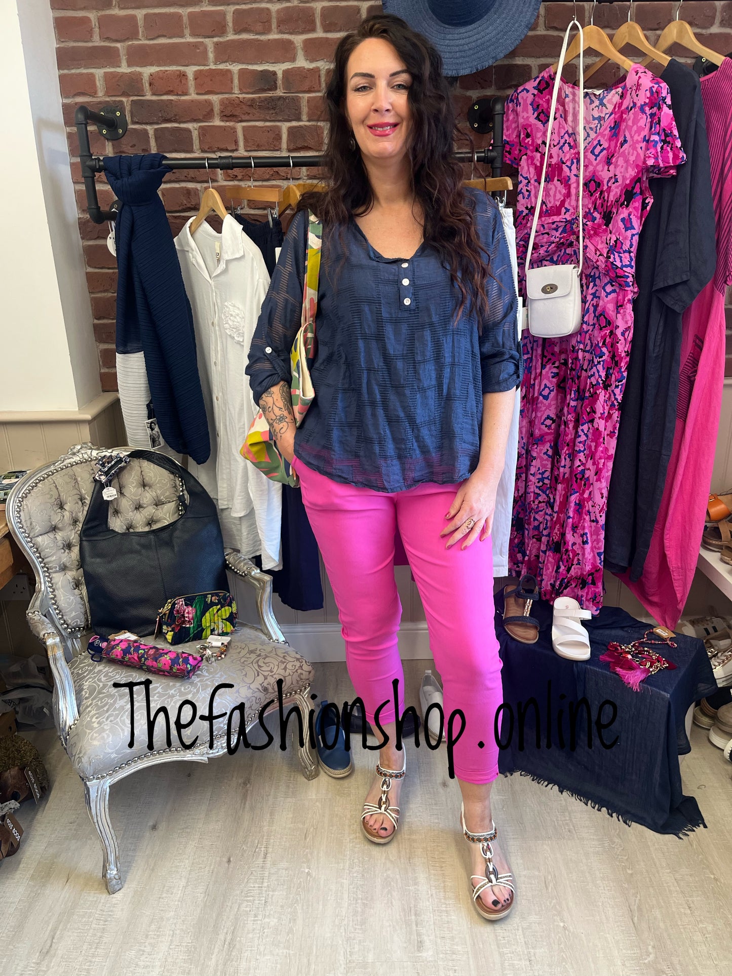 Hot pink classic magic trousers (reg) 12-18