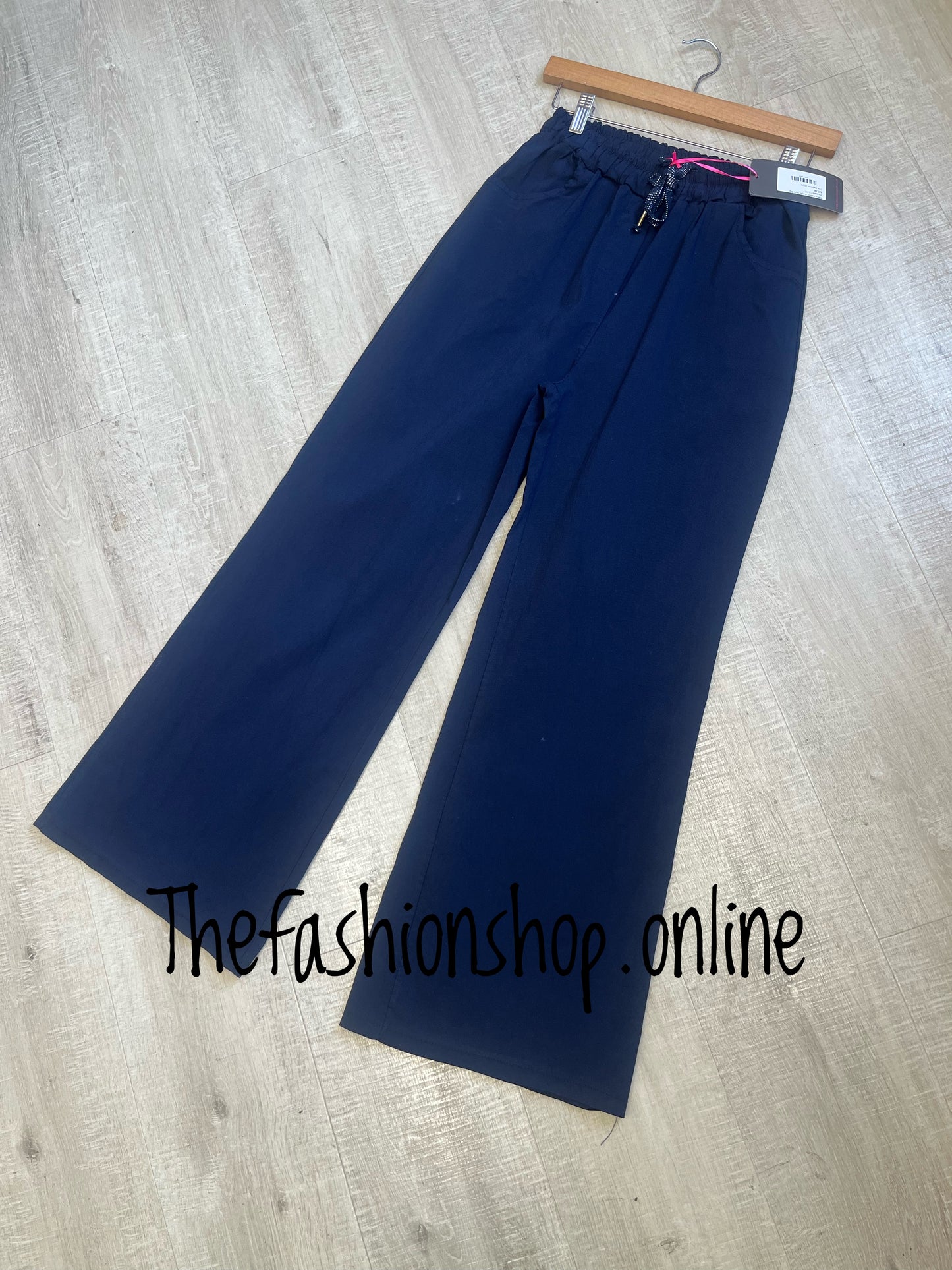 Navy classic magic wide leg trousers 12-18